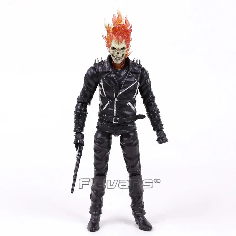 Ghost Rider Johnny Blaze PVC Action Figure Collectible Model Toy - petguardiansupplies