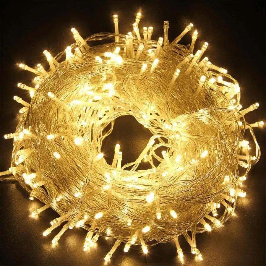 Novelty 600 Leds 100M Flasher String Lighting For Outdoor/ Indoor Wedding Party Christmas Tree Twinkle Fairy Decoration Lights - petguardiansupplies