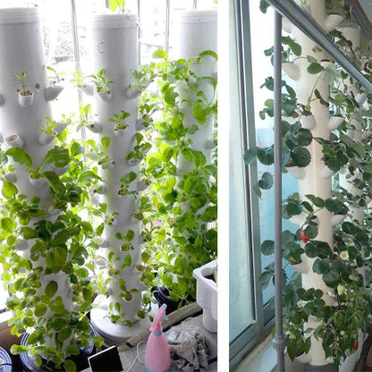 DIY Hydroponic Pots for Hydroponics Vertical Tower Vegetables Strawberry Growing System Tower Hydroponics Soilless Device 40 Pcs - petguardiansupplies