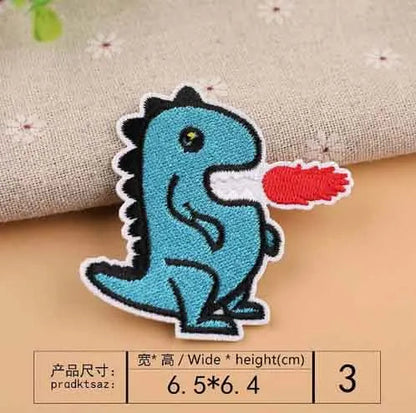 Dinosaur Jurassic Park Embroidered Iron On Clothes Patch For Clothing Stickers Garment Apparel Accessories - petguardiansupplies