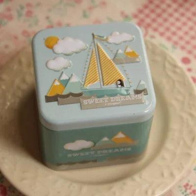 1PCS Exquisite 3D Cartoon Tin Box Biscuit /Tea leaf Sundries Container Case Metal Customizable Wholesale Child Gift Box Square - petguardiansupplies