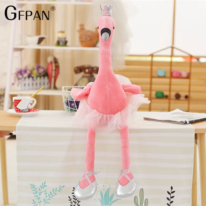 1pc Beautiful Skirt Swan White&Pink Color Super Lovely Animal Stuffed&Plush Baby Cotton Toys Party Doll For Children Girls Kids - petguardiansupplies