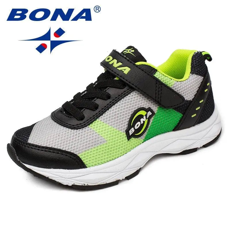 BONA New Arrival Style Children Casual Shoes Mesh Boys Shoes Hook & Loop Girls Loafers Outdoor Fashion Sneakers Free Shipping - petguardiansupplies