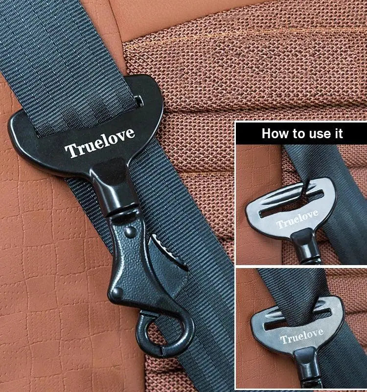 Truelove Pet All Car Seat Belt Safety Buckle with Collar or Harness High-quality Lightweight Aluminium Alloy Portable TLM1993 - petguardiansupplies