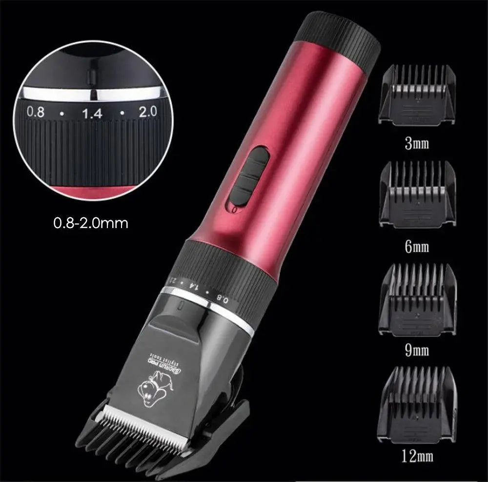 BaoRun P6 Professional Dog Hair Trimmer Rechargeable Pet Cat Grooming Clipper Shaver Low-noise Electric Cutters Haircut Machine - petguardiansupplies