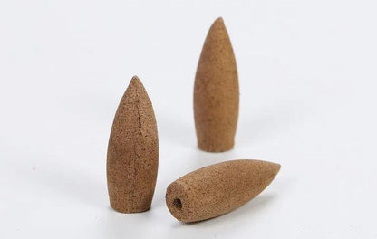 100% Natural Sandalwood Backflow Incense Cones Handmade Agarwood Cones Incense Help Sleep Wormwood Incenso Drive Away Mosquitoes - petguardiansupplies