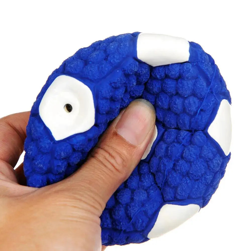 HOOPET Pet Dog Toy Balls Squeak Puppy Toys Interesting Tennis Football Tooth Cleaning Toys for Dogs - petguardiansupplies