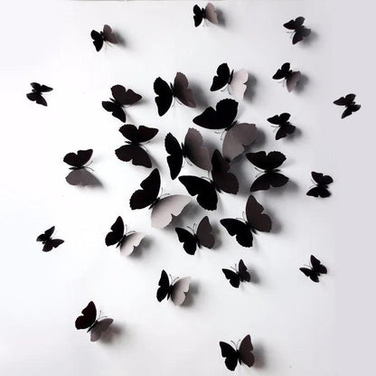 12Pcs 3D Magnet Butterflies Wall Stickers Butterfly Outdoor Bedroom Living Room Home Decor Fridage Decals For Wedding Decoration - petguardiansupplies