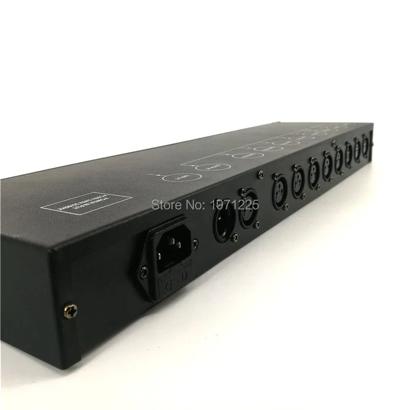 Stage Light Controller DMX512 Splitter Light Signal Amplifier Splitter 8 Way DMX Distributor For Stage Equipment - petguardiansupplies