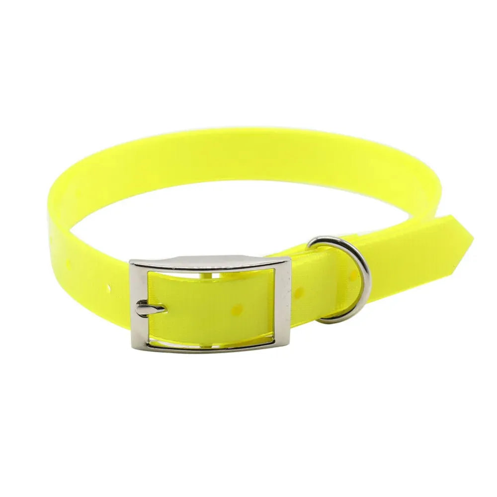 New Fashion Pet Dog Collar High Quality TPU + Nylon Waterproof Deodorant Resistant Dirt Easy Clean Collars 7 Colors Pet Supplies - petguardiansupplies