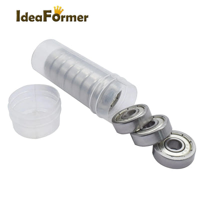 IdeaFormer 10pcs ABEC 7 625ZZ Ball Bearing Deep Groove bearing 5*16*5 mm Miniature Deep Groove 3D Printer Parts - petguardiansupplies