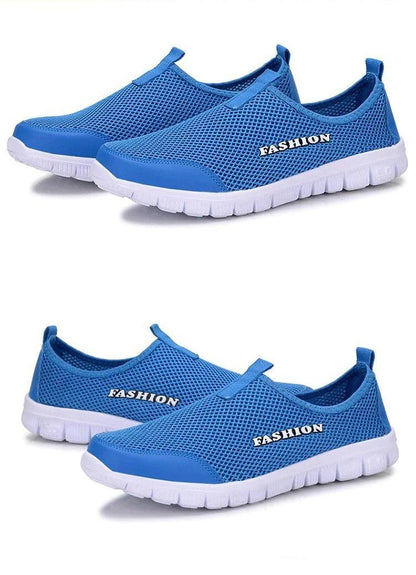 Men Shoes 2020 Summer Sneakers Comfortable Casual Shoes Mesh Breathable Sneakers For Men Footwear Plus Size 38-46 - petguardiansupplies