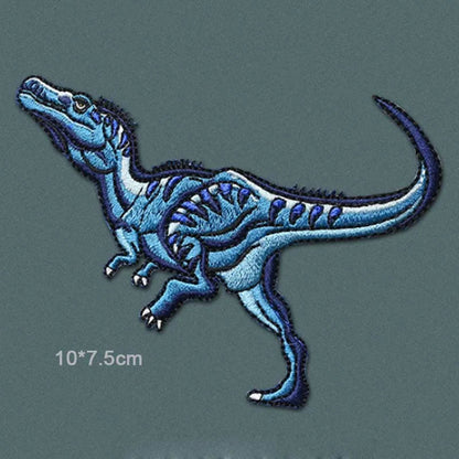 Dinosaur Jurassic Park Embroidered Iron On Clothes Patch For Clothing Stickers Garment Apparel Accessories - petguardiansupplies