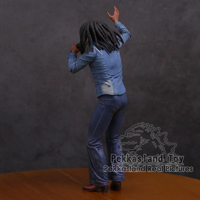 Bob Marley Music Legends Jamaica Singer & Microphone PVC Action Figure Collectible Model Toy 18cm - petguardiansupplies