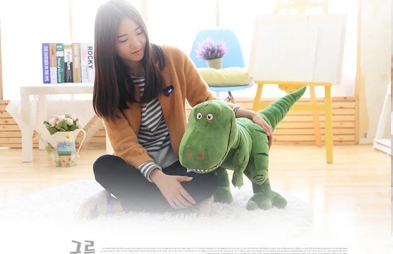 1pc 40-100cm New Dinosaur Plush Toys Cartoon Tyrannosaurus Cute Stuffed Toy Dolls for Halloween Christmas Birthday Gift - petguardiansupplies