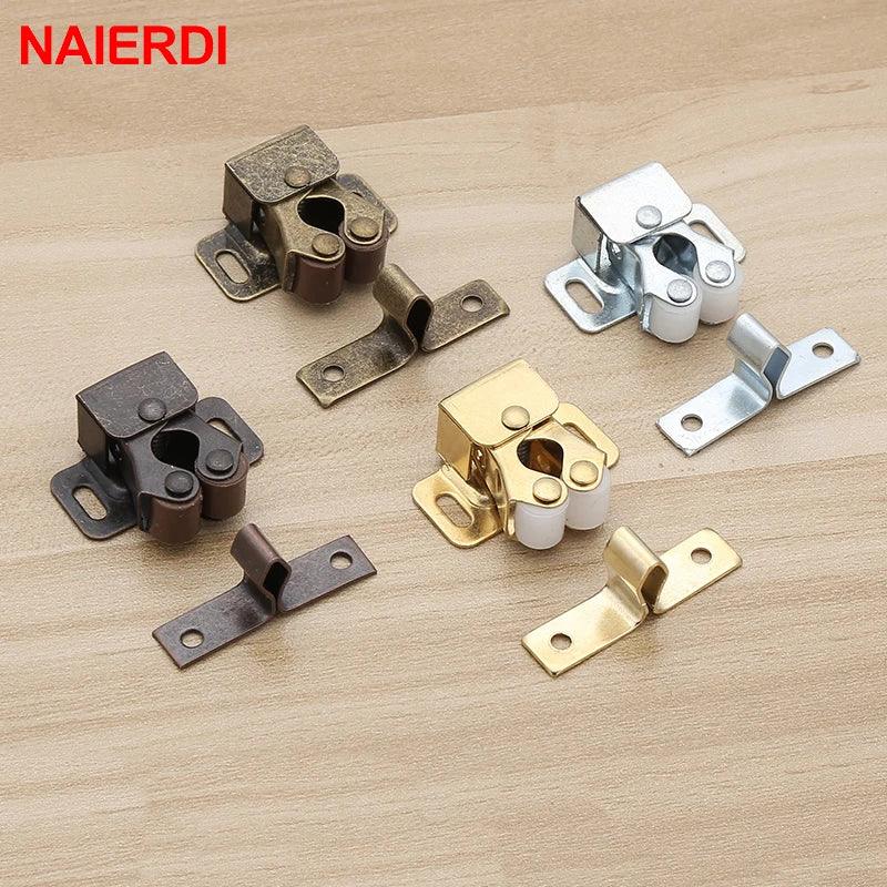 NAIERDI 2-10PCS Door Stop Closer Stoppers Damper Buffer Magnet Cabinet Catches For Wardrobe Hardware Furniture Fittings - petguardiansupplies