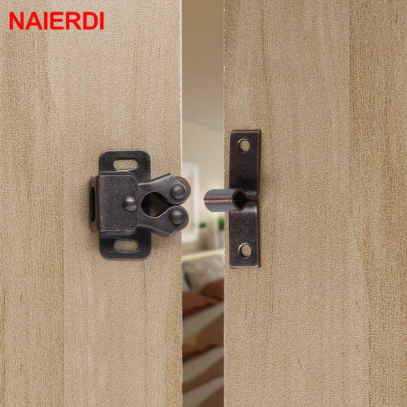 NAIERDI 2-10PCS Door Stop Closer Stoppers Damper Buffer Magnet Cabinet Catches For Wardrobe Hardware Furniture Fittings - petguardiansupplies