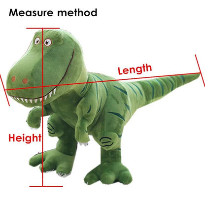 1pc 40-100cm New Dinosaur Plush Toys Cartoon Tyrannosaurus Cute Stuffed Toy Dolls for Halloween Christmas Birthday Gift - petguardiansupplies