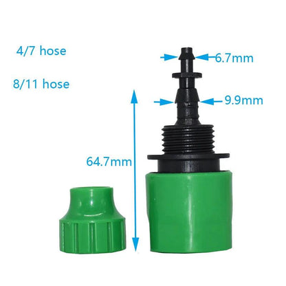 Garden Water Quick Coupling 1/4 Inch Hose Quick Connectors Garden Pipe Connectors Homebrew Watering Tubing Fitting 1PCS - petguardiansupplies