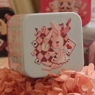 1PCS Exquisite 3D Cartoon Tin Box Biscuit /Tea leaf Sundries Container Case Metal Customizable Wholesale Child Gift Box Square - petguardiansupplies