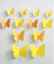 12Pcs 3D Magnet Butterflies Wall Stickers Butterfly Outdoor Bedroom Living Room Home Decor Fridage Decals For Wedding Decoration - petguardiansupplies