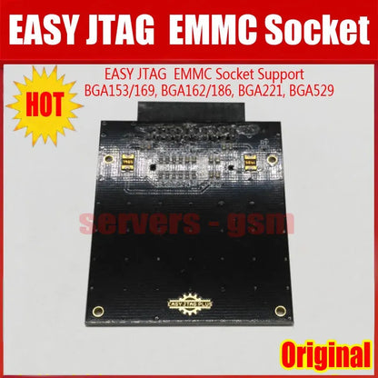 2025 NEW Original EASY JTAG PLUS EMMC Socket Adapter ( Support eMMC BGA153/169, BGA162/186, BGA221,BGA529) - petguardiansupplies