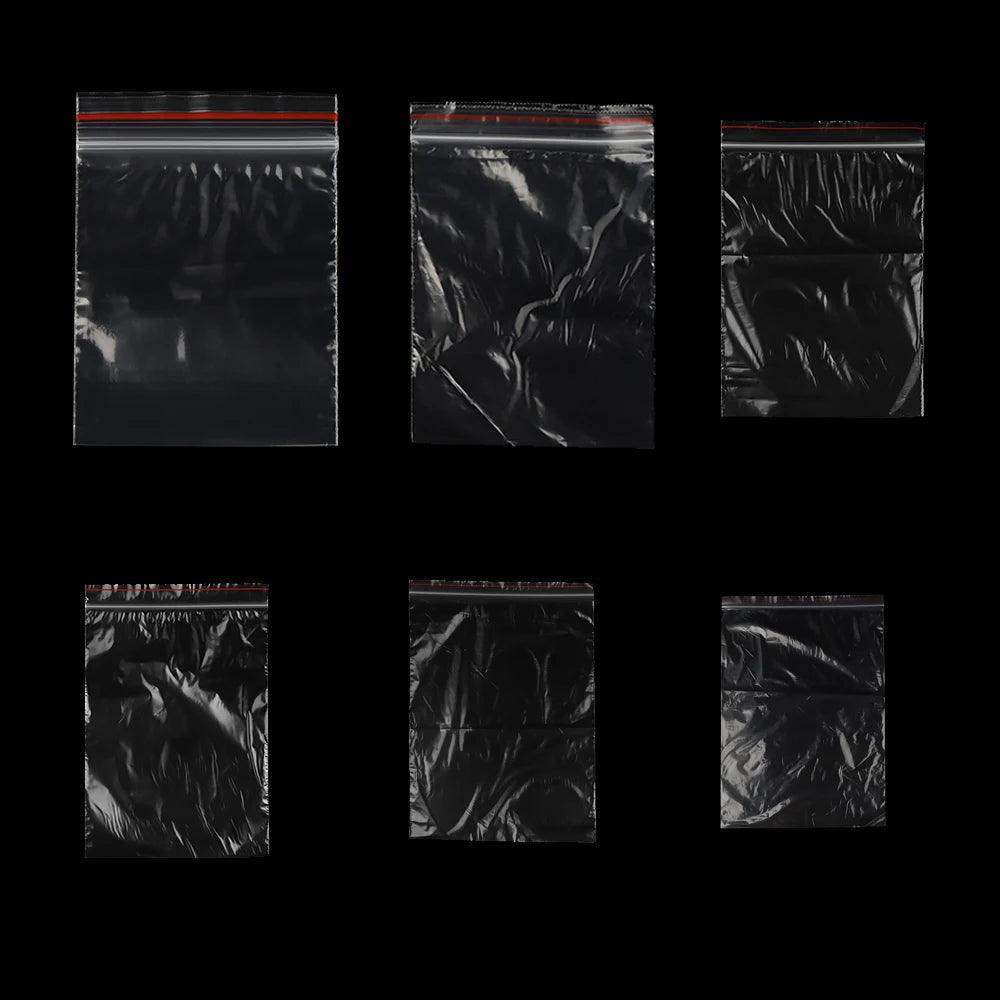 100Pcs/Lot Clear Stand Up Pouch Plastic Zip Lock Bags Zipper Transparent Fruit Snack Self Seal Food Storage Package packaging - petguardiansupplies