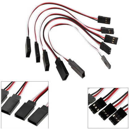 10pcs/lot 10cm 15CM 30CM 50CM 100CM RC Servo Extension Cord Cable Wire 150mm Lead JR Wholesale - petguardiansupplies