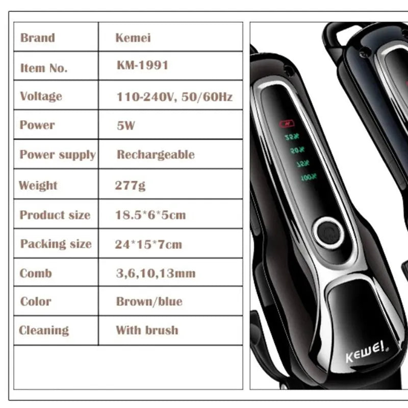 100-240v rechargeable professional dog hair trimmer for cat cutter grooming machine hair remover animal hair clipper for pet - petguardiansupplies