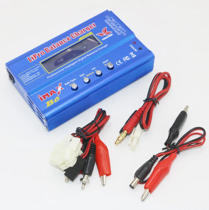 IMAX B6 80W Battery Charger Lipo NiMh Li-ion Ni-Cd Digital Lipro Balance Charger Discharger + AC Power 12V 5A Adapter For Rc Car - petguardiansupplies