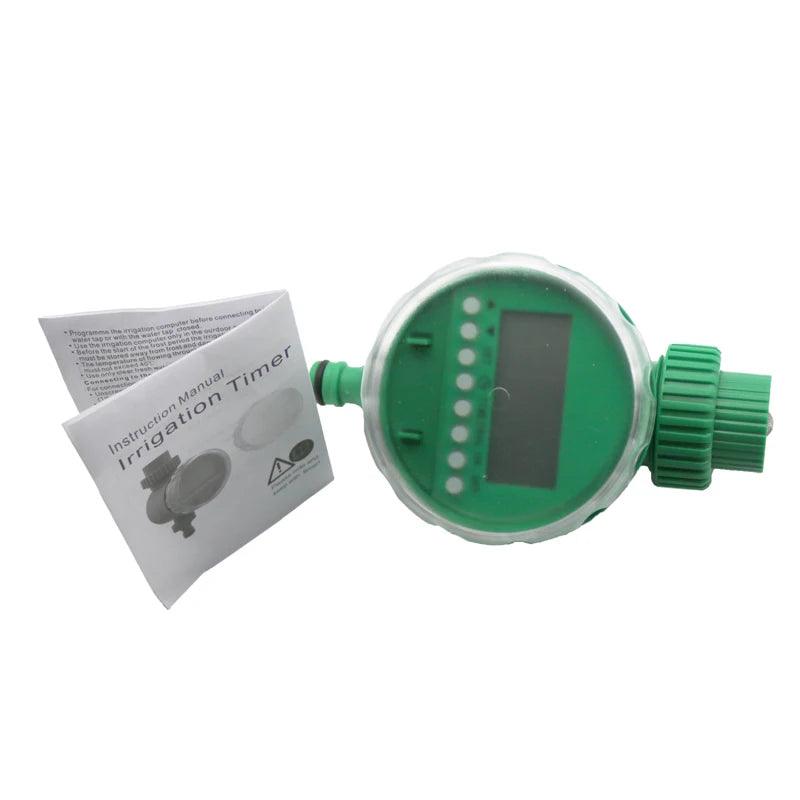 Automatic Electronic LCD Display Home Solenoid Valve Water Timer Garden Plant Watering Timer Irrigation Controller System 1 Pc - petguardiansupplies