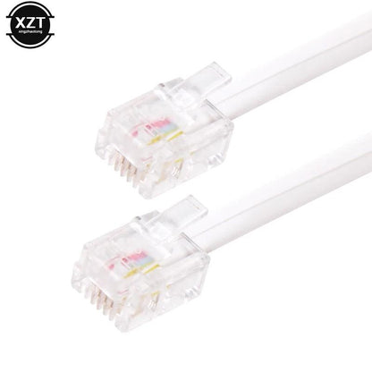 30M/15M/12M/9M/6M/3M RJ11 6P4C Telephone Extension Cable Connector HOT SALE - petguardiansupplies