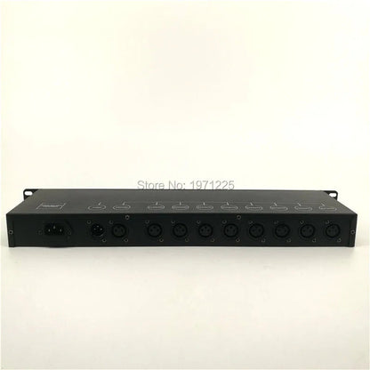 Stage Light Controller DMX512 Splitter Light Signal Amplifier Splitter 8 Way DMX Distributor For Stage Equipment - petguardiansupplies