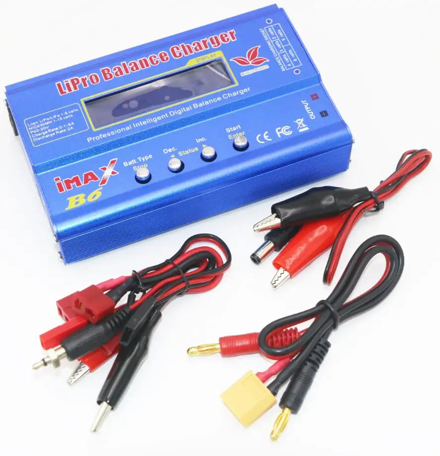 IMAX B6 80W Battery Charger Lipo NiMh Li-ion Ni-Cd Digital Lipro Balance Charger Discharger + AC Power 12V 5A Adapter For Rc Car - petguardiansupplies