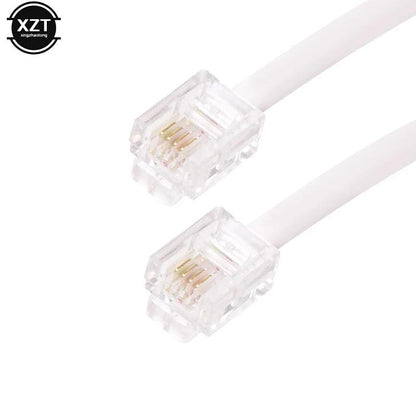 30M/15M/12M/9M/6M/3M RJ11 6P4C Telephone Extension Cable Connector HOT SALE - petguardiansupplies