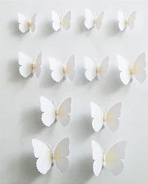 12Pcs 3D Magnet Butterflies Wall Stickers Butterfly Outdoor Bedroom Living Room Home Decor Fridage Decals For Wedding Decoration - petguardiansupplies