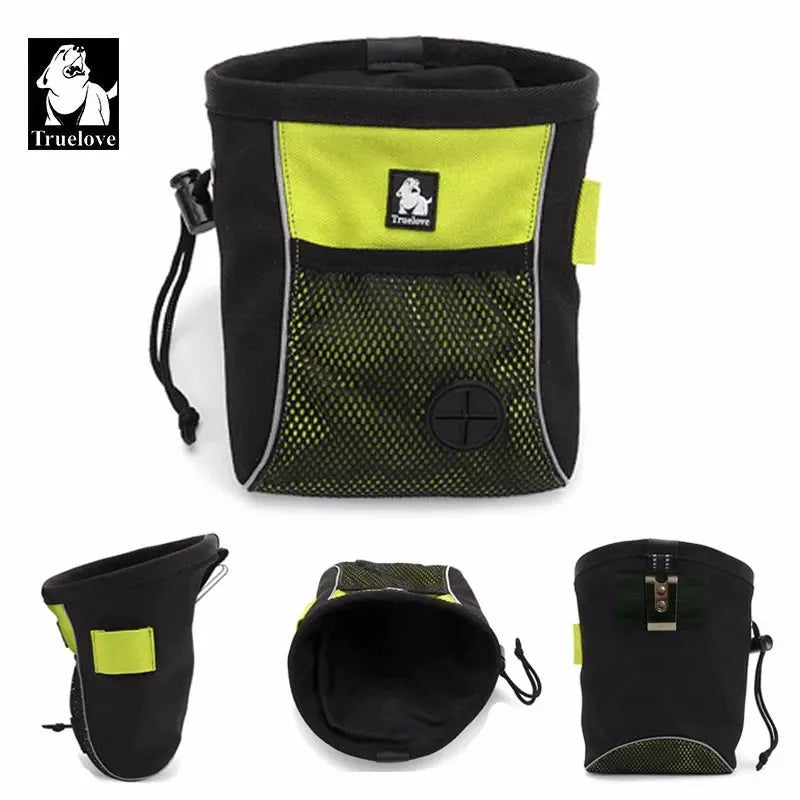 Truelove Portable Travel Dog Snack Treat bag Reflective Pet Training Clip-on Pouch Bag Easy Storage belt bag Poop Bag Dispenser - petguardiansupplies