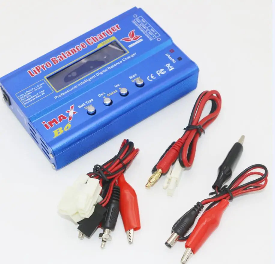 IMAX B6 80W Battery Charger Lipo NiMh Li-ion Ni-Cd Digital Lipro Balance Charger Discharger + AC Power 12V 5A Adapter For Rc Car - petguardiansupplies