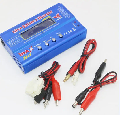 IMAX B6 80W Battery Charger Lipo NiMh Li-ion Ni-Cd Digital Lipro Balance Charger Discharger + AC Power 12V 5A Adapter For Rc Car - petguardiansupplies