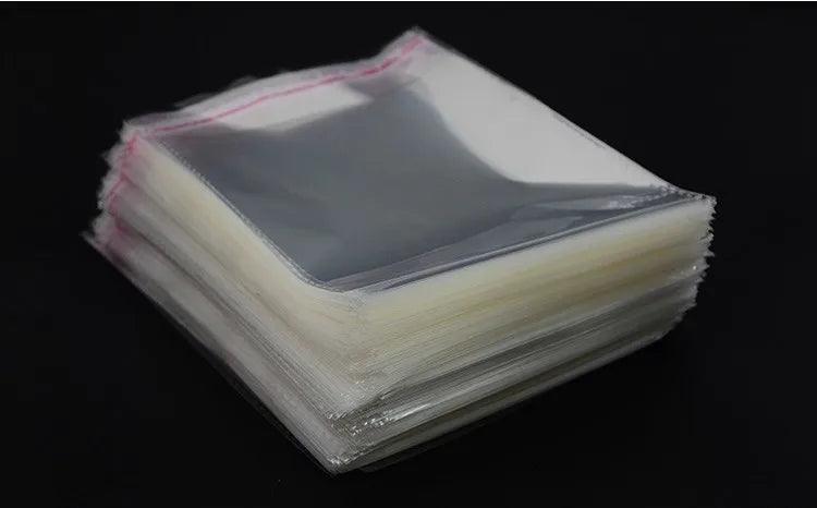 100pcs General Use High Clear OPP Adhesive Bag Transparent Poly Resealable Packaging Self-Sealing Plastic Toys Gifts Pouches - petguardiansupplies