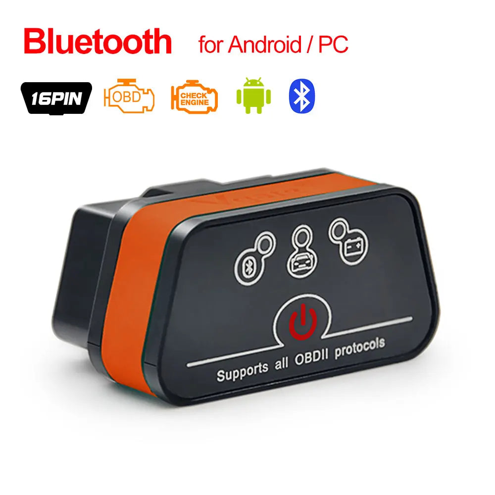 Vgate Icar2 Bluetooth-compatible/Wifi OBD2 Diagnostic Tool ELM327 OBD2 Scanner Mini ELM 327 WiFi for Android/IOS/PC Code Reader - petguardiansupplies