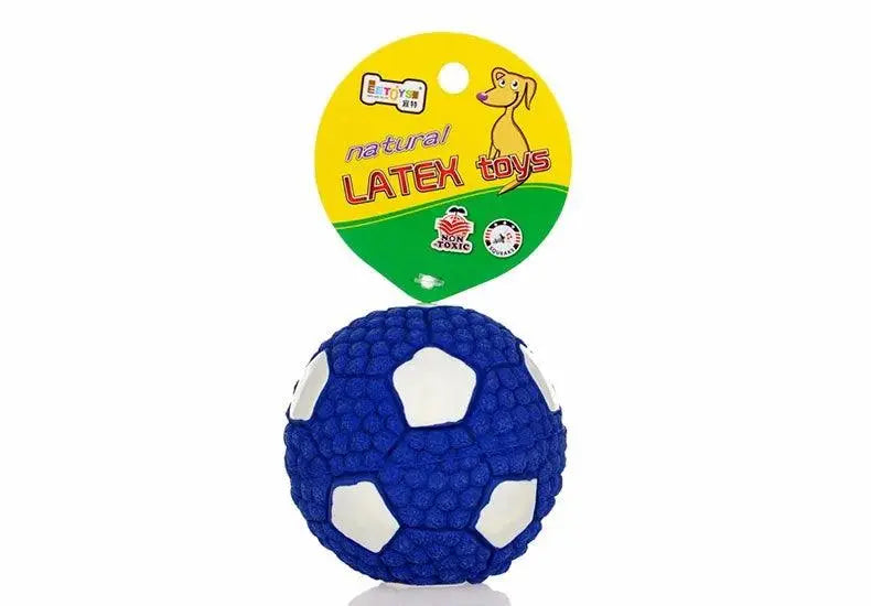 HOOPET Pet Dog Toy Balls Squeak Puppy Toys Interesting Tennis Football Tooth Cleaning Toys for Dogs - petguardiansupplies