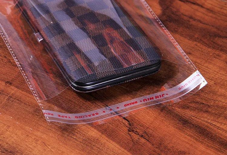 100pcs General Use High Clear OPP Adhesive Bag Transparent Poly Resealable Packaging Self-Sealing Plastic Toys Gifts Pouches - petguardiansupplies