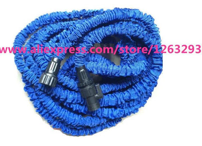 Magic Watering Hose Flexible Expandable Garden Hose Reels Water Hose Pipe Quick Connector Valve Blue Green US/EU 25FT-200FT - petguardiansupplies