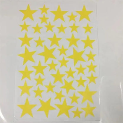 New 45/24pcs Cartoon Starry Wall Stickers For Kids Rooms Home Decor Little Stars Wall Decals Baby Nursery DIY Vinyl Art Mural - petguardiansupplies