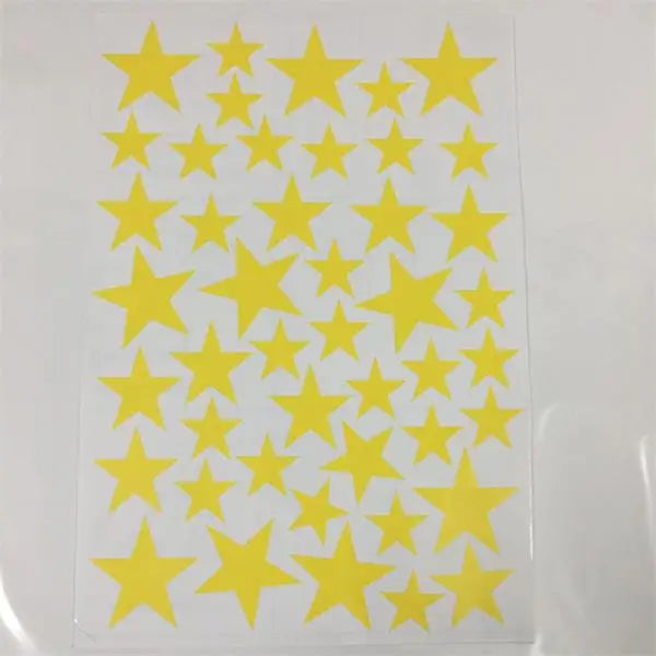 New 45/24pcs Cartoon Starry Wall Stickers For Kids Rooms Home Decor Little Stars Wall Decals Baby Nursery DIY Vinyl Art Mural - petguardiansupplies