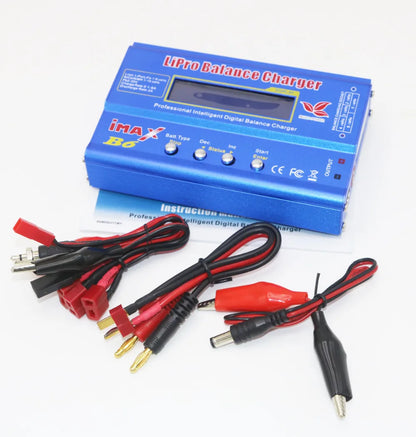 IMAX B6 80W Battery Charger Lipo NiMh Li-ion Ni-Cd Digital Lipro Balance Charger Discharger + AC Power 12V 5A Adapter For Rc Car - petguardiansupplies