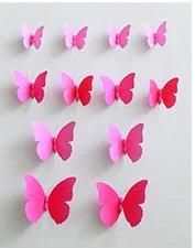 12Pcs 3D Magnet Butterflies Wall Stickers Butterfly Outdoor Bedroom Living Room Home Decor Fridage Decals For Wedding Decoration - petguardiansupplies