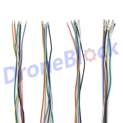 24Pcs JST GH 1.25 Pre-crimped Cables 6 colors Pixhawk2 Pixhack Pixracer Pixhawk4 PXFmini GPS Telemetry OSD Silicone Wire 200mm - petguardiansupplies