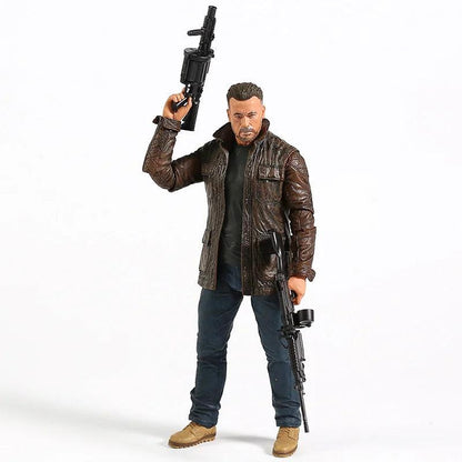 NECA Terminator 2: Judgment Day T-800 Arnold Schwarzenegger PVC Action Figure Collectible Model Toy 7" 18cm - petguardiansupplies